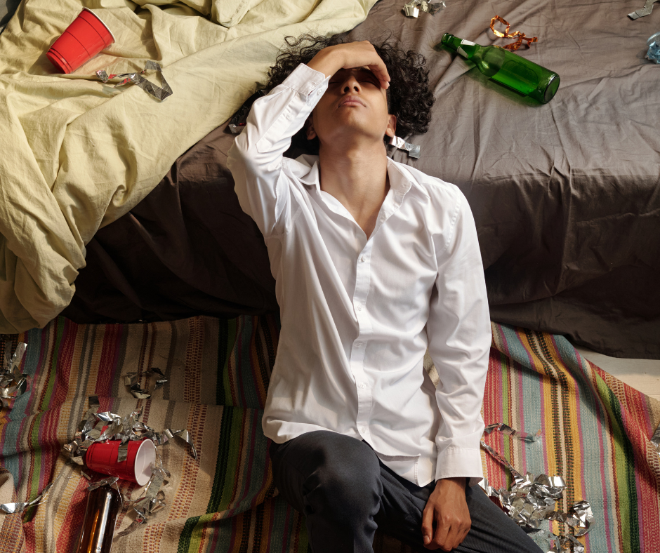 Alkoholni maček. Zgaga.