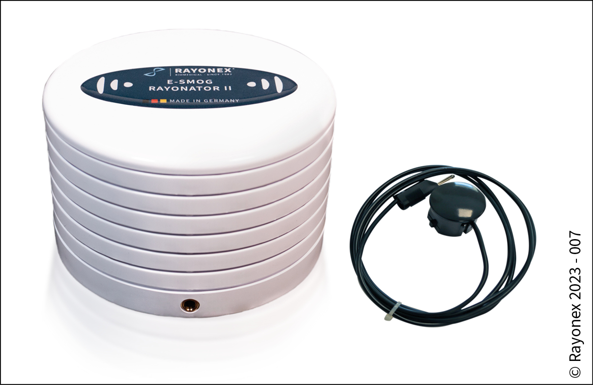 E-Smog-Rayonator II za priklop na hišno ozemljitev